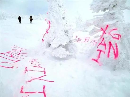 中国青年报:中国情侣疑在日本知名赏雪景点涂鸦 日媒纷纷报道