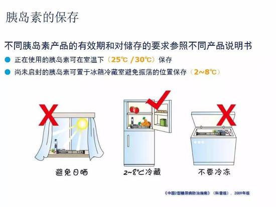 特殊环境下的胰岛素保存：