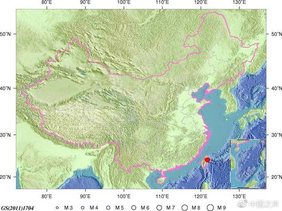 中国之声:台湾花莲深夜连发三次地震 已致2死114伤