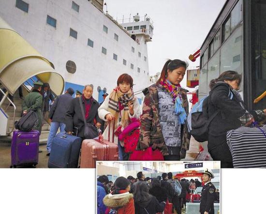 不少返乡过节的台商、台生深刻体会何谓“人在囧途”。(图片来源:台媒)