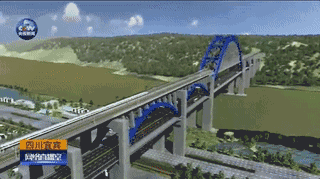 △大桥模拟动画