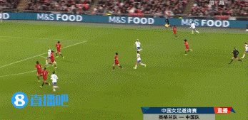 惨败！中国女足0-8英格兰 女足全场遭压制 控球仅3成+6射门2射正
