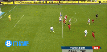惨败！中国女足0-8英格兰 女足全场遭压制 控球仅3成+6射门2射正
