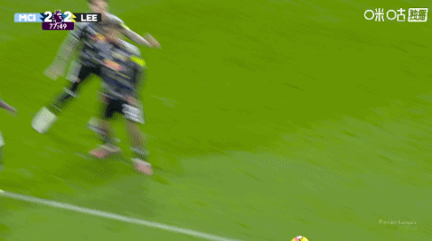 先赛距榜首4分！曼城3-2利兹联 福登双响+绝杀格瓦破门+送点