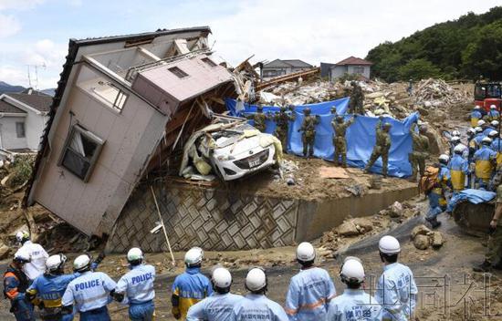 日本暴雨已致112死:系1982年水灾以来最严重受灾