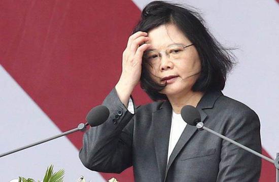图为台湾地区领导人蔡英文。(来源:中时电子报)