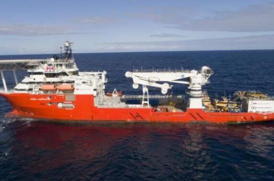 美国海底探索公司海洋无限公司的搜索船只（图源：马来西亚《星报》）