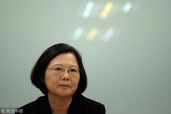 蔡英文(图源:视觉中国)