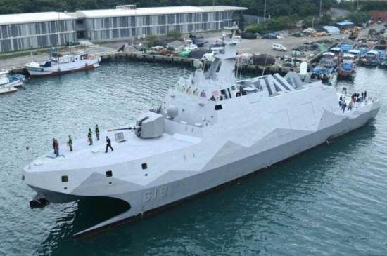 臺軍沱江艦資料圖。(圖片來源於網絡)