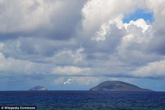 麦克马洪声称，残骸位于印度洋西南部毛里求斯圆岛（图来自英国《每日邮报》）