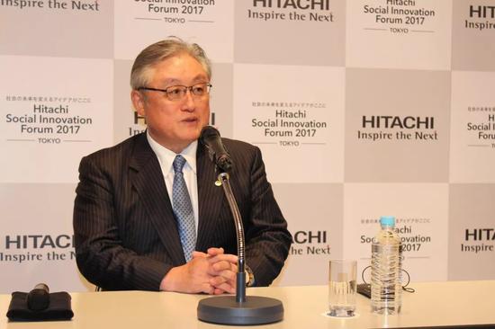▲资料图片：日立制作所社长兼CEO东原敏昭