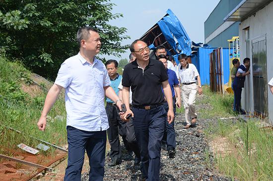 5月29日,专项工作抽查组奔赴湖南常德、怀化两地。 本文图均为 澎湃新闻记者 胥辉 图