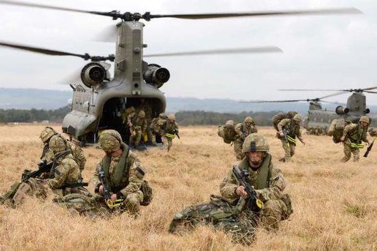 资料图片：北约快速反应部队军演资料图。（图片来源于网络）