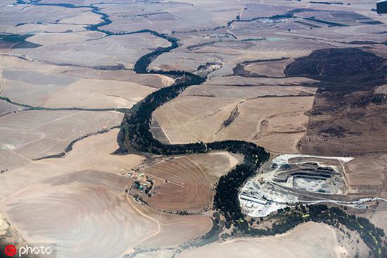 南非开普敦水资源匮乏 俯瞰图 @IC Photo