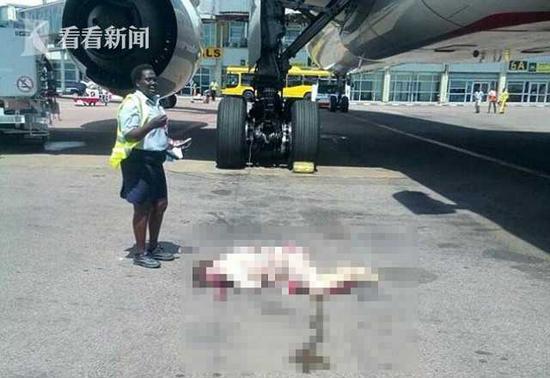 阿联酋空姐夹玻璃瓶从舱门摔停机坪 不治身亡(图)