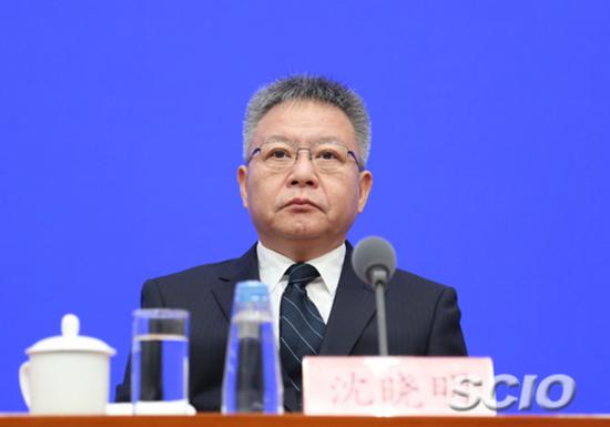 中共海南省委副书记、海南省人民政府省长沈晓明 张馨 摄