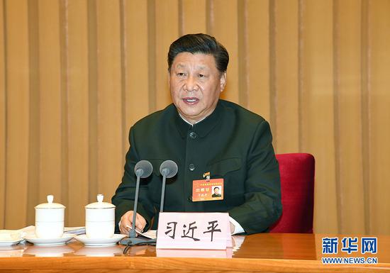11月25日,中央军委军事训练会议在北京召开。中共中央总书记、国家主席、中央军委主席习近平出席会议并发表重要讲话。新华社记者 李刚 摄