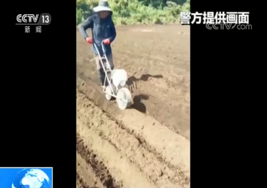 △上图为受害人在济州岛工作视频截图。