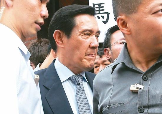 14日，马英九针对泄密案被判有罪，表示一定会上诉。（图源：台湾联合报）