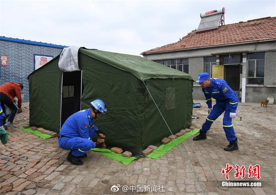 吉林松原发生5.7级地震:各种物资已运至震区(图