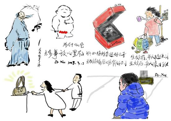 他从医12年用手机绘漫画 网友:被医生耽误的画家