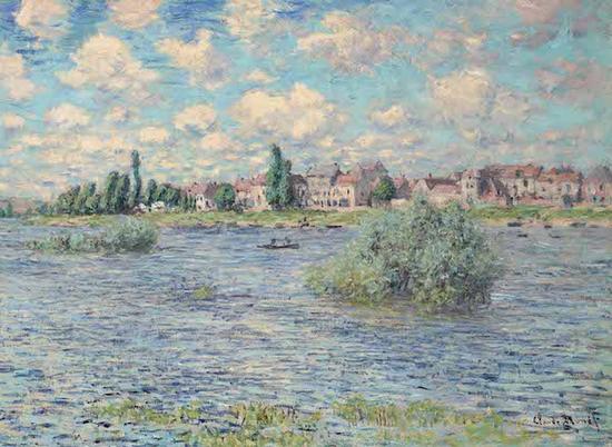 莫奈，《拉瓦古的塞纳河》，1879年，成交价格：15，837，500美元