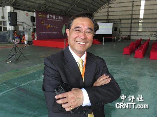 金门县副县长吴成典 图自中评社