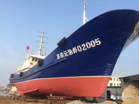 ▲前岛公司“海上保安队”用于护渔的船只。 受访者供图
