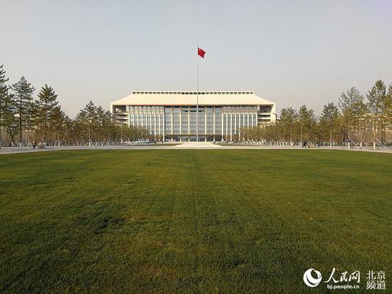 北京城市副中心行政办公区基本建成,将于近期启用。人民网尹星云 摄