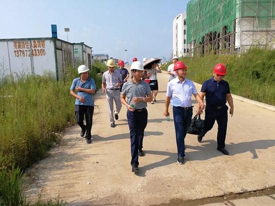 巡察组到医院新院建设工地了解新院建设情况