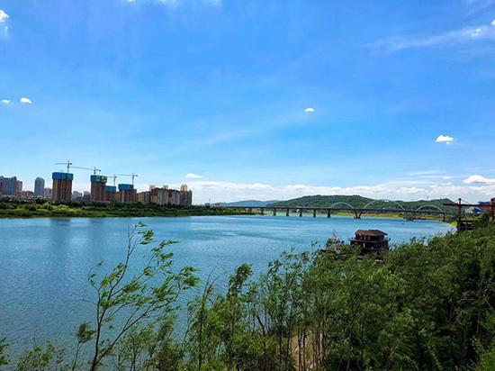 株洲湘江段。 株洲市民 图