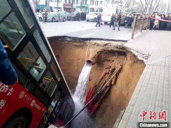 图为事发现场。中新网