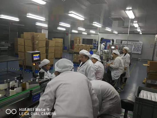 消毒液生產廠商上海米浮春節期間加班生產
