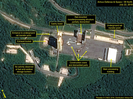 朝拆除火箭发射台 美国务卿仍继续指责朝造核原料