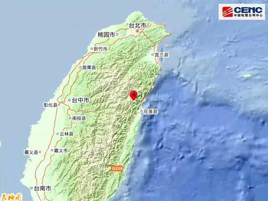 震中地形。来源:中国地震台网中心
