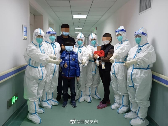 西安刚出生38天的新冠确诊女婴已出院