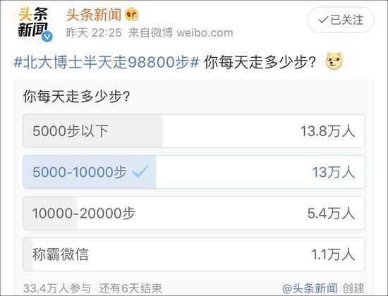 半天走10万步现实吗？北大博士庄方东演讲遭质疑
