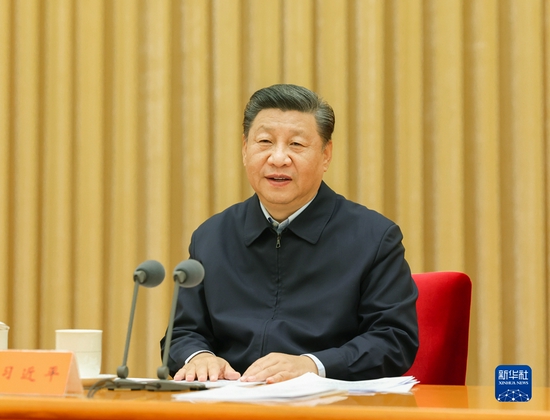 12月3日至4日，全国宗教工作会议在北京召开。中共中央总书记、国家主席、中央军委主席习近平出席会议并发表重要讲话。 新华社记者 丁海涛 摄