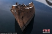 航拍南极百年沉船