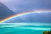 巴松湖上的彩虹