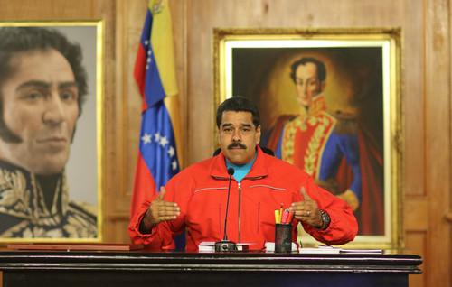 資料圖片：委內瑞拉總統馬杜羅。新華社/委內瑞拉總統府