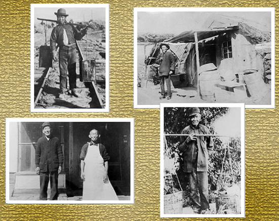 内华达州一家博物馆展示的图集显示了19世纪华工在当地的生活和工作的状态。（图片来源：美媒）
