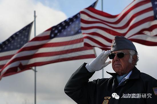 美国退伍军人。资料图