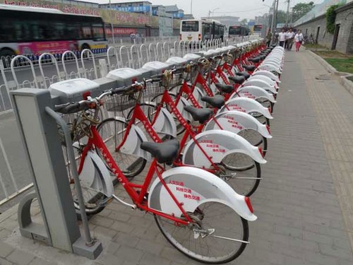 北京市公用自行车(资料图)