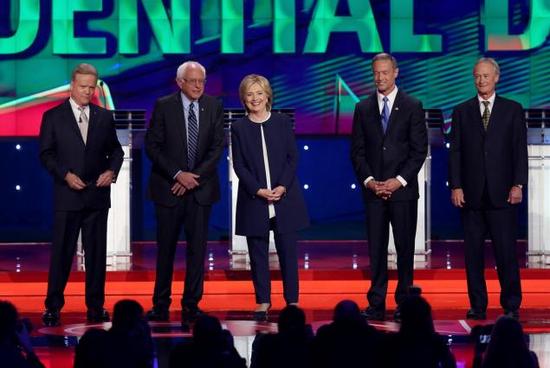 民主党党内总统参选人首场电视辩论