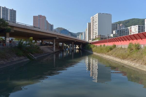 沙田城门河（图：香港《星岛日报》网站）