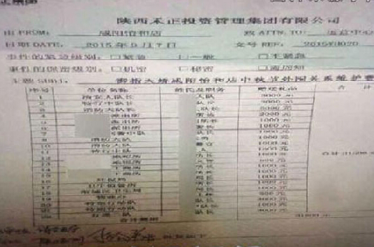 足浴店曝出行贿账单 涉及多个政府部门(图)|足