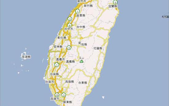 台湾地图