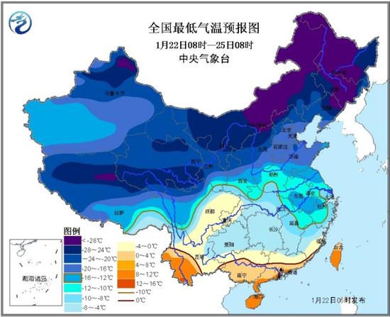 寒潮预警