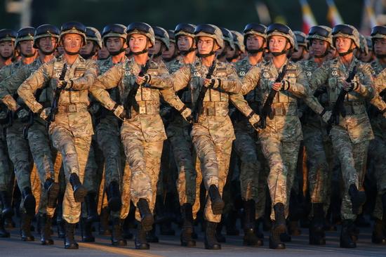 资料图:中国9.3阅兵